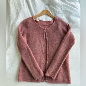Sezane Gaspard Cardigan Rosewood Size S